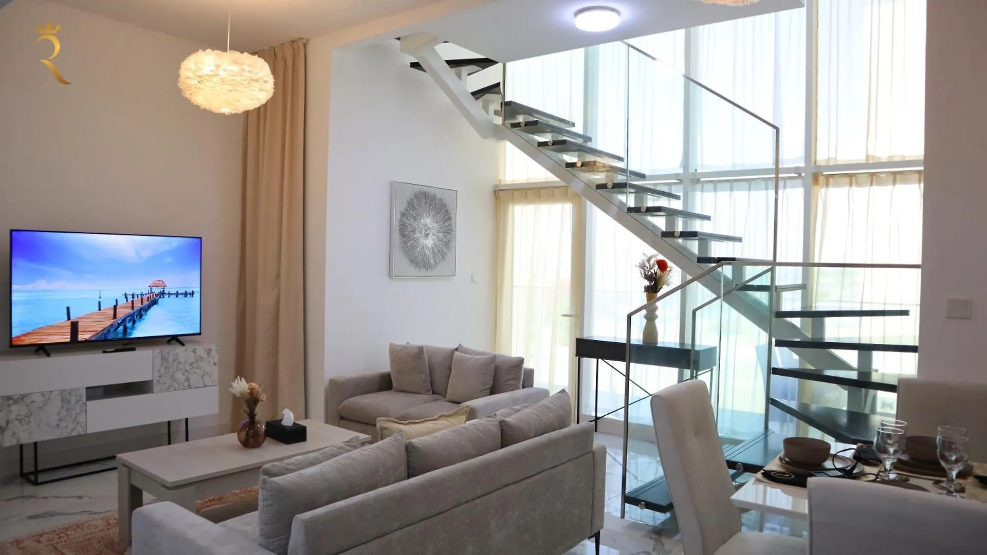 The Glen Azure Modern 2Br Duplex In Oasis 아랍에미리트